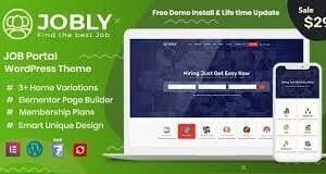 Jobly – Career Builder WordPress Theme