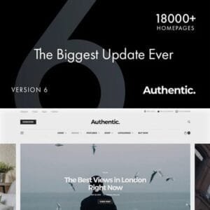 Authentic - Lifestyle Blog & Magazine WordPress Theme