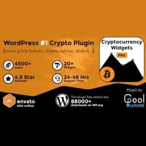 Cryptocurrency Widgets Pro - WordPress Crypto Plugin