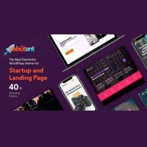 Debutant - Elementor Landing Page WP theme