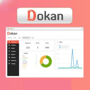 Dokan Plugin Pro Version with Lifetime Updates - All Features Unlocked (Best Multivendor WordPress Plugin)