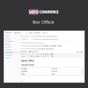 WooCommerce Box Office