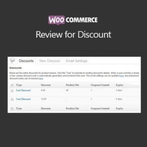 WooCommerce Review for Discount