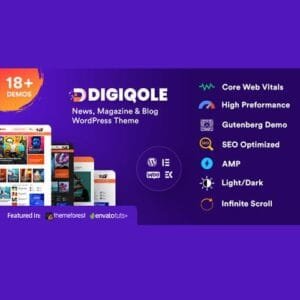 Digiqole - News Magazine WordPress Theme