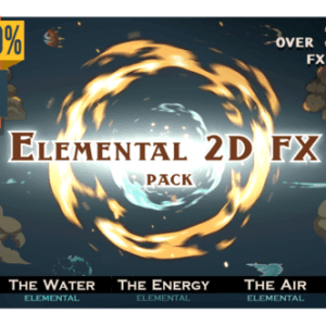 Elemental 2D FX pack [300 elements] v.05 9673890