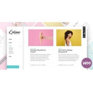 Eskimo - Minimal Personal WordPress Blog & Shop Theme