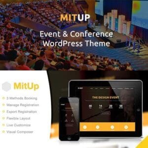 MitUp - Event & Conference WordPress Theme