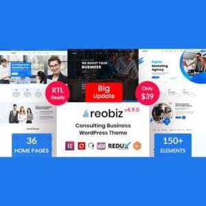 Reobiz - Consulting Business WordPress Theme