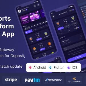 Betpro - Sports Betting Platform PHP Laravel Admin Panel With Flutter App ios and android