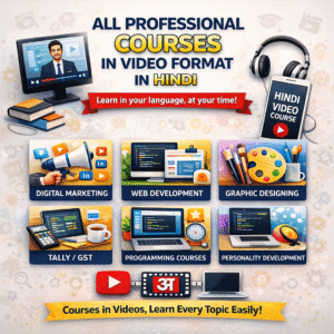 92 Professional Video Course in Hindi