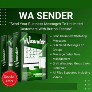 WaSender WhatsApp Bulk Sender + Group Sender + Autobot